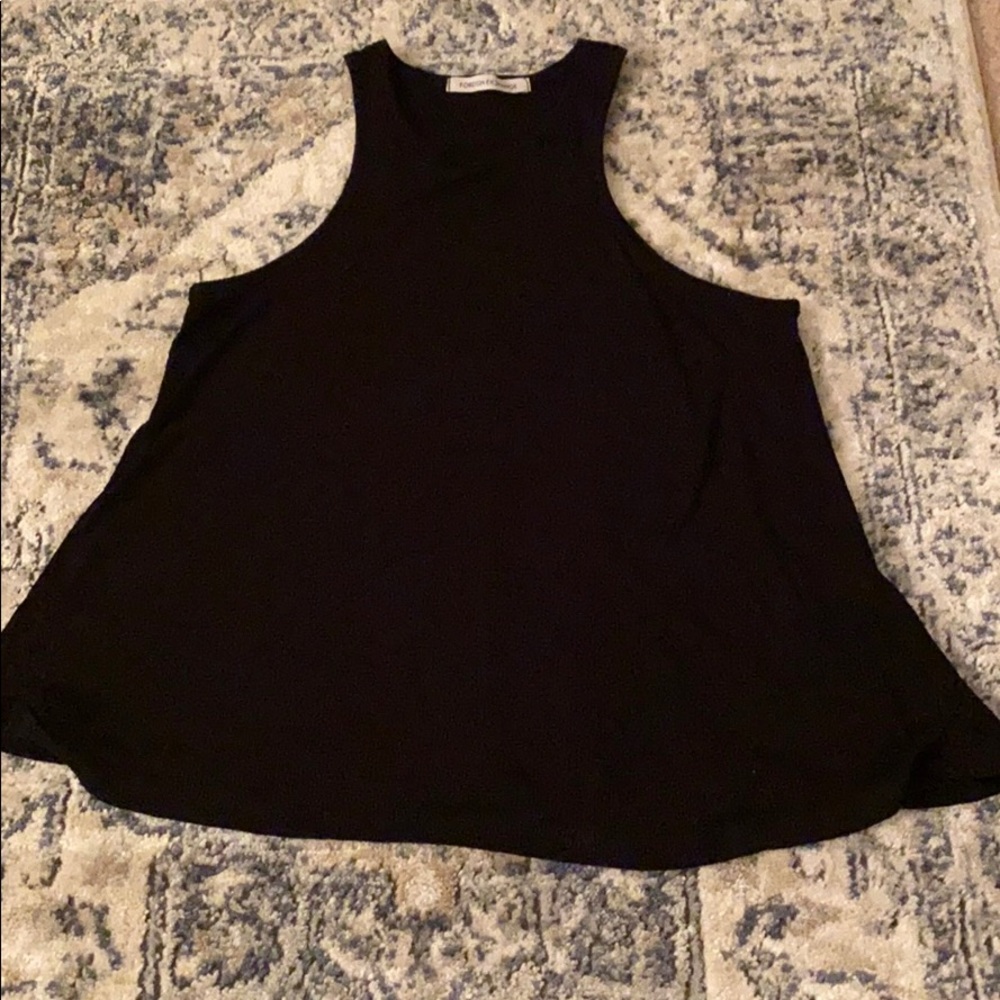Black tank top